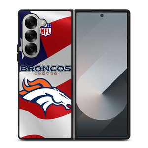 DENVER BRONCOS LOGO FOOTBALL Samsung Galaxy Z Fold 6 Case Cover