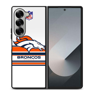 DENVER BRONCOS STRIPE LOGO Samsung Galaxy Z Fold 6 Case Cover DENVER BRONCOS STRIPE LOGO Samsung Galaxy Z Fold 6 Case Cover
