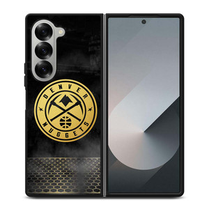 DENVER NUGGETS GOLD METAL Samsung Galaxy Z Fold 6 Case Cover