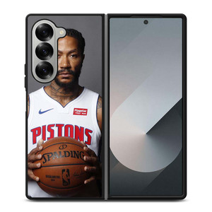 DERRICK ROSE DETROIT PISTONS NBA Samsung Galaxy Z Fold 6 Case Cover DERRICK ROSE DETROIT PISTONS NBA Samsung Galaxy Z Fold 6 Case Cover