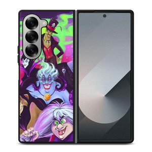 DISNEY VILLAINS URSULA AND FRIENDS Samsung Galaxy Z Fold 6 Case Cover DISNEY VILLAINS URSULA AND FRIENDS Samsung Galaxy Z Fold 6 Case Cover