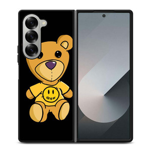 DREW SMILEY FACE TEDY BEAR Samsung Galaxy Z Fold 6 Case Cover