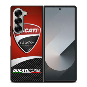 DUCATI CORSE LOGO CARBON Samsung Galaxy Z Fold 6 Case Cover
