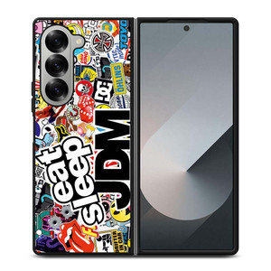 EAT SLEEP JDM Samsung Galaxy Z Fold 6 Case Cover