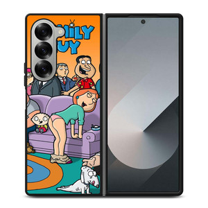 FAMILY GUY CARTOON CHARACTERS Samsung Galaxy Z Fold 6 Case Cover FAMILY GUY CARTOON CHARACTERS Samsung Galaxy Z Fold 6 Case Cover