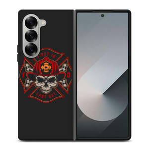 FIREFIGHTER FIREMAN SKULL LOGO Samsung Galaxy Z Fold 6 Case Cover FIREFIGHTER FIREMAN SKULL LOGO Samsung Galaxy Z Fold 6 Case Cover