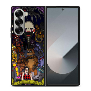 FIVE NIGHTS AT FREDDY'S ALL CHARACTERS Samsung Galaxy Z Fold 6 Case Cover FIVE NIGHTS AT FREDDY'S ALL CHARACTERS Samsung Galaxy Z Fold 6 Case Cover