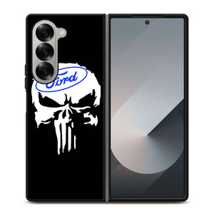 FORD CAR PUNISHER LOGO Samsung Galaxy Z Fold 6 Case Cover FORD CAR PUNISHER LOGO Samsung Galaxy Z Fold 6 Case Cover