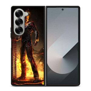 GHOST RIDER CHAIN FIRE Samsung Galaxy Z Fold 6 Case Cover GHOST RIDER CHAIN FIRE Samsung Galaxy Z Fold 6 Case Cover