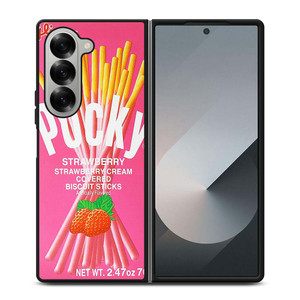 GLICO POCKY STRAWBERRY Samsung Galaxy Z Fold 6 Case Cover GLICO POCKY STRAWBERRY Samsung Galaxy Z Fold 6 Case Cover