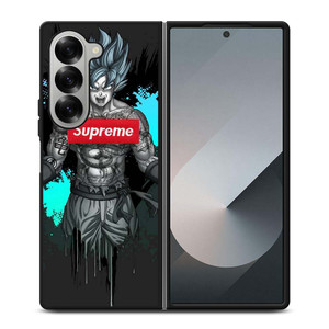 GOKU SUPREME SPLASH PAINT EFFECT Samsung Galaxy Z Fold 6 Case Cover