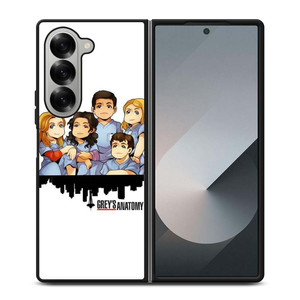 GREY'S ANATOMY CARTOON Samsung Galaxy Z Fold 6 Case Cover GREY'S ANATOMY CARTOON Samsung Galaxy Z Fold 6 Case Cover