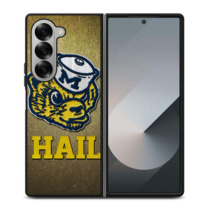 HAIL MICHIGAN WOLVERINES ICON Samsung Galaxy Z Fold 6 Case Cover HAIL MICHIGAN WOLVERINES ICON Samsung Galaxy Z Fold 6 Case Cover