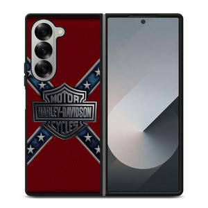 HARLEY DAVIDSON FLAG CARBON Samsung Galaxy Z Fold 6 Case Cover HARLEY DAVIDSON FLAG CARBON Samsung Galaxy Z Fold 6 Case Cover