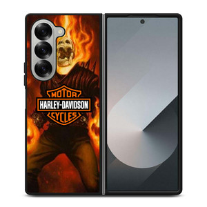 HARLEY DAVIDSON GHOST RIDER Samsung Galaxy Z Fold 6 Case Cover HARLEY DAVIDSON GHOST RIDER Samsung Galaxy Z Fold 6 Case Cover