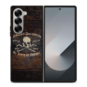 HARLEY RIDE WOOD Samsung Galaxy Z Fold 6 Case Cover
