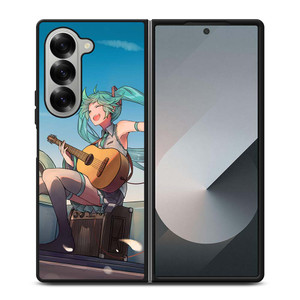 HATSUNE MIKU AND GUITAR Samsung Galaxy Z Fold 6 Case Cover HATSUNE MIKU AND GUITAR Samsung Galaxy Z Fold 6 Case Cover