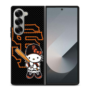 HELLO KITTY SAN FRANCISCO GIANTS MLB Samsung Galaxy Z Fold 6 Case Cover HELLO KITTY SAN FRANCISCO GIANTS MLB Samsung Galaxy Z Fold 6 Case Cover