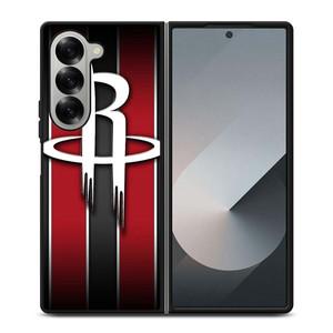 HOUSTON ROCKETS DOUBLE STRIPE Samsung Galaxy Z Fold 6 Case Cover