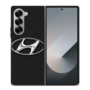 HYUNDAI MOTORS CARBON LOGO Samsung Galaxy Z Fold 6 Case Cover