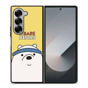 ICE BEAR WE BARE BEARS CARTOON 3 Samsung Galaxy Z Fold 6 Case Cover