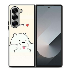 ICE BEAR WE BARE BEARS CUTE Samsung Galaxy Z Fold 6 Case Cover ICE BEAR WE BARE BEARS CUTE Samsung Galaxy Z Fold 6 Case Cover