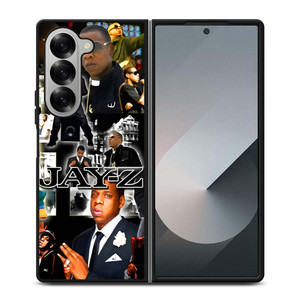 JAY Z RAPPER COLLAGE Samsung Galaxy Z Fold 6 Case Cover JAY Z RAPPER COLLAGE Samsung Galaxy Z Fold 6 Case Cover