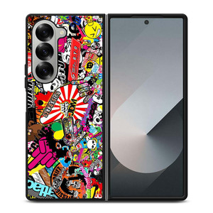 JDM STICKER BOMB COLLAGE Samsung Galaxy Z Fold 6 Case Cover JDM STICKER BOMB COLLAGE Samsung Galaxy Z Fold 6 Case Cover