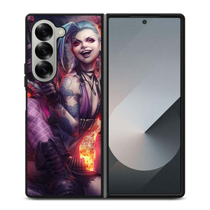 JINX LEAGUE OF LEGENDS 3 Samsung Galaxy Z Fold 6 Case Cover JINX LEAGUE OF LEGENDS 3 Samsung Galaxy Z Fold 6 Case Cover