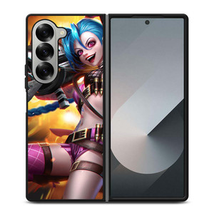 JINX LEAGUE OF LEGENDS Samsung Galaxy Z Fold 6 Case Cover JINX LEAGUE OF LEGENDS Samsung Galaxy Z Fold 6 Case Cover