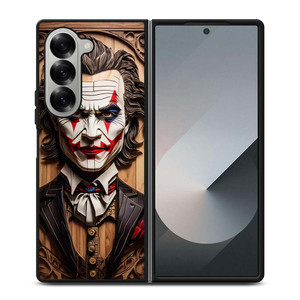 JOKER FACE WOOD Samsung Galaxy Z Fold 6 Case Cover
