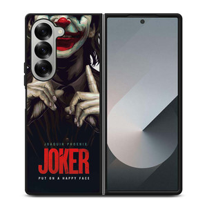 JOKER JOAQUIN PHOENIX PUT ON A HAPPY FACE Samsung Galaxy Z Fold 6 Case Cover JOKER JOAQUIN PHOENIX PUT ON A HAPPY FACE Samsung Galaxy Z Fold 6 Case Cover