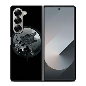 JON SNOW WOLF Samsung Galaxy Z Fold 6 Case Cover JON SNOW WOLF Samsung Galaxy Z Fold 6 Case Cover