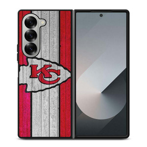 KANSAS CITY CHIEFS WOODEN LOGO Samsung Galaxy Z Fold 6 Case Cover KANSAS CITY CHIEFS WOODEN LOGO Samsung Galaxy Z Fold 6 Case Cover