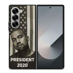 KANYE WEST 2020 USA PRESIDENT Samsung Galaxy Z Fold 6 Case Cover KANYE WEST 2020 USA PRESIDENT Samsung Galaxy Z Fold 6 Case Cover