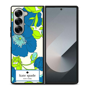 KATE SPADE BLUE FLORAL Samsung Galaxy Z Fold 6 Case Cover KATE SPADE BLUE FLORAL Samsung Galaxy Z Fold 6 Case Cover
