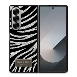 KATE SPADE NEW YORK ZEBRA PATTERN Samsung Galaxy Z Fold 6 Case Cover