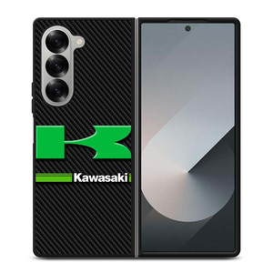 KAWASAKI LOGO CARBOON Samsung Galaxy Z Fold 6 Case Cover KAWASAKI LOGO CARBOON Samsung Galaxy Z Fold 6 Case Cover