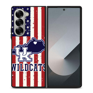 KENTUCKY WILDCATS AMERICAN FLAG Samsung Galaxy Z Fold 6 Case Cover KENTUCKY WILDCATS AMERICAN FLAG Samsung Galaxy Z Fold 6 Case Cover