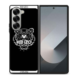 KENZO PARIS BORDERED LOGO Samsung Galaxy Z Fold 6 Case Cover KENZO PARIS BORDERED LOGO Samsung Galaxy Z Fold 6 Case Cover