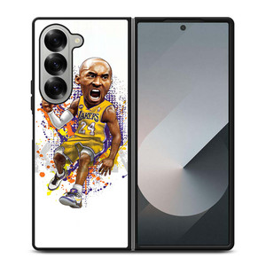 LA LAKERS KOBE BRYANT CARTOON Samsung Galaxy Z Fold 6 Case Cover LA LAKERS KOBE BRYANT CARTOON Samsung Galaxy Z Fold 6 Case Cover