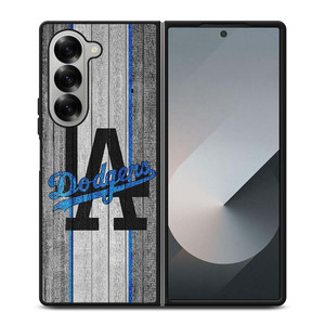 LA LOS ANGELES DODGERS WOODEN LOGO Samsung Galaxy Z Fold 6 Case Cover LA LOS ANGELES DODGERS WOODEN LOGO Samsung Galaxy Z Fold 6 Case Cover