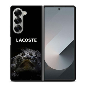 LACOSTE CROCODILE BLACK Samsung Galaxy Z Fold 6 Case Cover LACOSTE CROCODILE BLACK Samsung Galaxy Z Fold 6 Case Cover