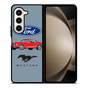 1965 FORD MUSTANG ILLUSTRATION Samsung Galaxy Z Fold 5 Case Cover