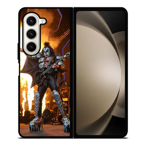ACE FREHLEY AND GUITAR FIRE KISS Samsung Galaxy Z Fold 5 Case Cover