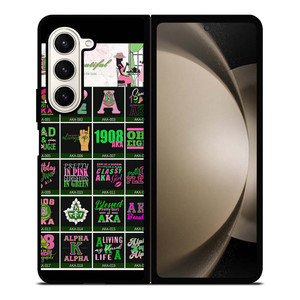 AKA PINK COLLAGE Samsung Galaxy Z Fold 5 Case Cover