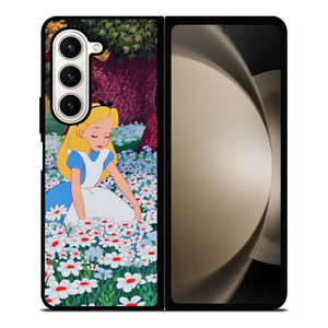ALICE IN WONDERLAND FLOWER Samsung Galaxy Z Fold 5 Case Cover