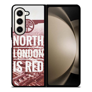ARSENAL NORTH LONDON IS RED Samsung Galaxy Z Fold 5 Case Cover ARSENAL NORTH LONDON IS RED Samsung Galaxy Z Fold 5 Case Cover