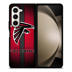 ATLANTA FALCONS METAL LOGO NFL Samsung Galaxy Z Fold 5 Case Cover