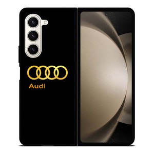 AUDI CAR GOLD LOGO Samsung Galaxy Z Fold 5 Case Cover